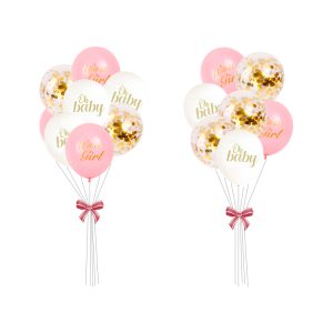 Babyshower Ballonnen roze