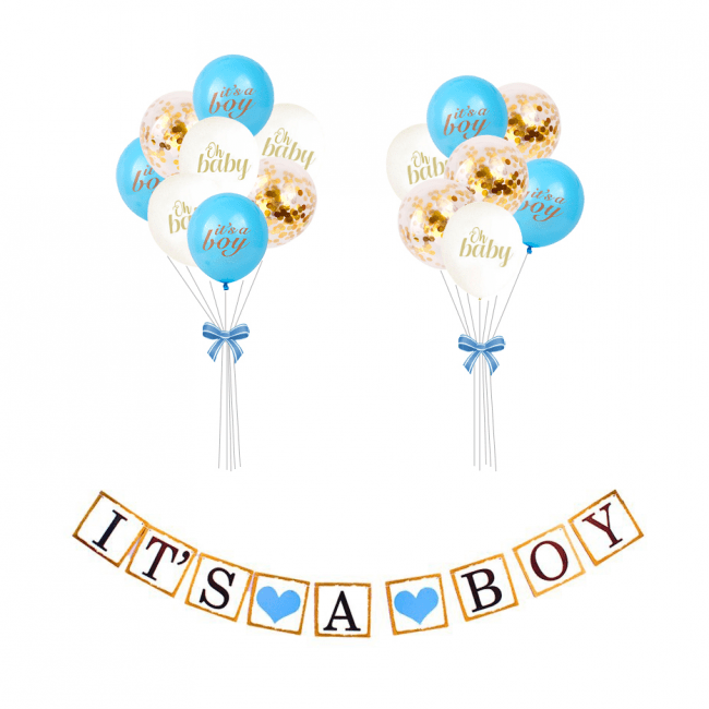 Geboorte versiering zoon