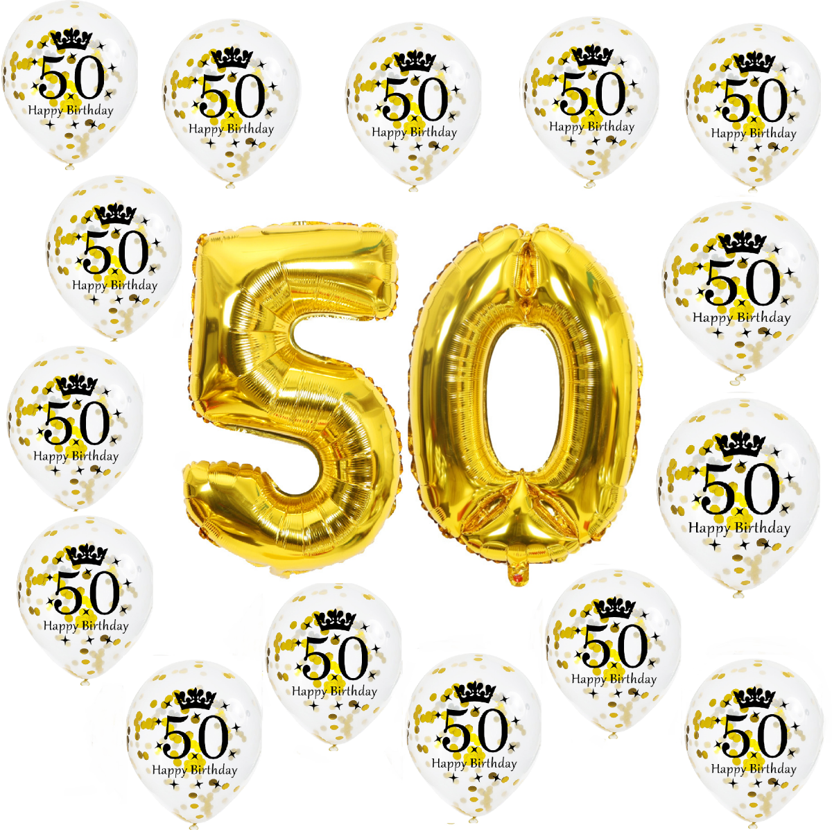 eten Verplicht Wrok 50 Jaar Verjaardag Ballonnen | Babydouche